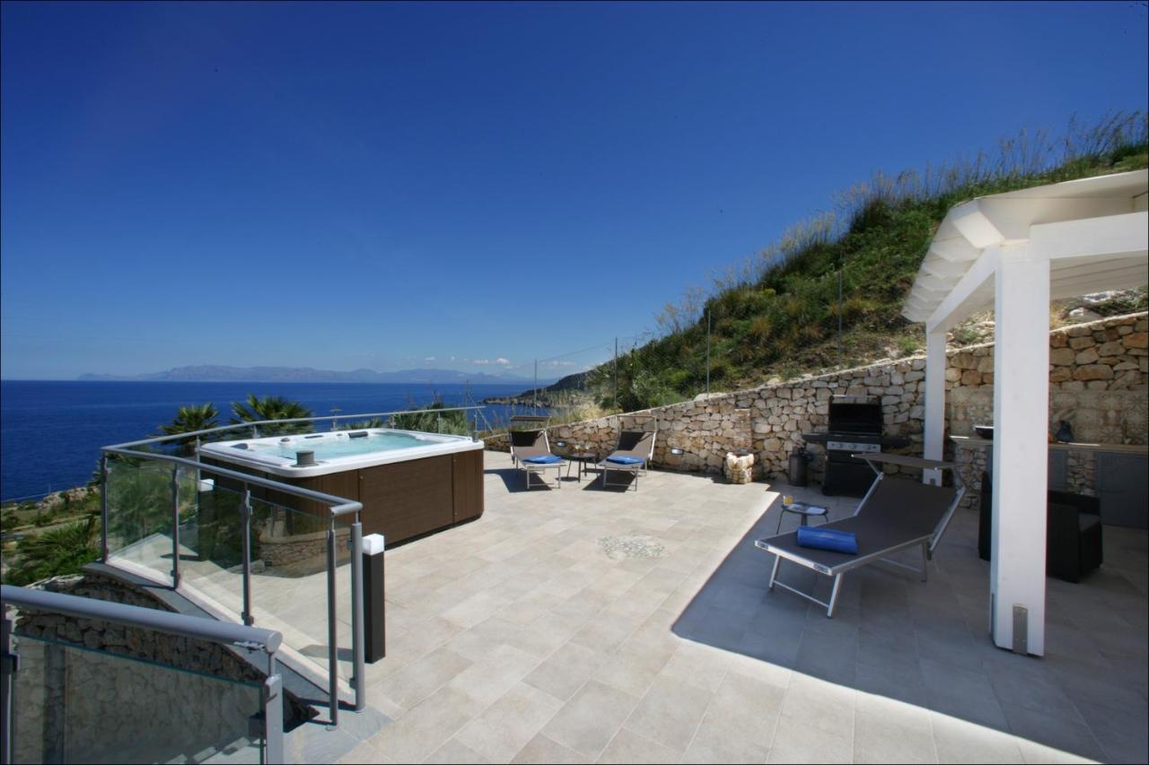 Villa Antonia - Vasca Idromassaggio Terrazza Vista Mare San Vito Lo Capo Exterior foto